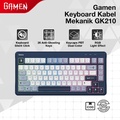 Gamen GK210 Keyboard Gaming Membrane 82 Tombol RGB Wired - Biru