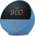 Amazon Echo Spot (2024) สมาร์ทสปีกเกอร์พร้อมหน้าจอสัมผัส ขนาดกะทัดรัด สีดำ, ขาว, น้ำเงิน