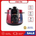Nồi áp suất điện tử niêu Supor CYSB50YC520QVN-100 - 5 lít, màu đỏ mận, dung tích 5L