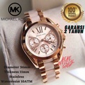 Jam Tangan Michael Kors MK6066 Bradshaw Mini Chronograph Rose Gold
