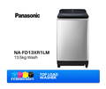 Panasonic NA-FD13XR1LM 13.5kg Fully Automatic Top Load Washing Machine, Light Grey