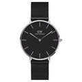 Jam Tangan Daniel Wellington Petite 36 Ashfield S Black - DW00100308, Quartz Watch