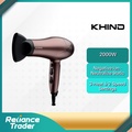 Pengering Rambut Khind HD2022 2000W Coklat dengan Teknologi Ion Negatif