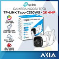 Camera An Ninh Ngoài Trời Tapo C320WS 4MP, Hỗ Trợ Thẻ Nhớ microSD 256GB, IP66, Đèn LED Hồng Ngoại 30m