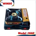 Bếp Gas Mini Du Lịch Windo 166F - Màu Vàng, Kích thước 340x290x110mm