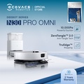 Ecovacs N30 PRO OMNI Robot Vacuum Cleaner - Hitam, Putih | 10,000 Pa Suction Power | ZeroTangle™ 2.0 Brush System