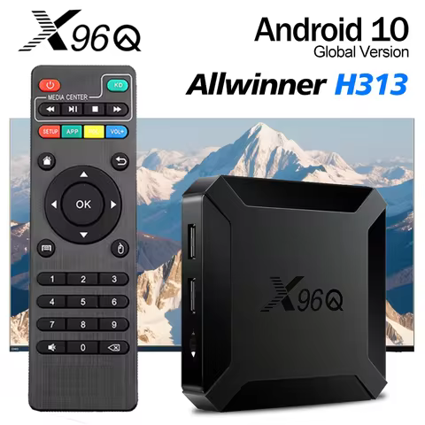 q96 Q96 Mini Smart TV Box 4K HDR - Hitam