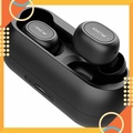 Tai nghe Bluetooth QCY T1C - Tai nghe không dây in-ear, màu Đen/Trắng, 20 giờ chơi nhạc