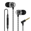 SoundMAGIC E50C In-Ear Wired Headphones - Black/Red, Gunmetal