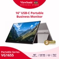 ViewSonic VG1655 15.6 Inci FHD IPS Monitor Portabel