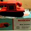 Mesin Amplas Tank Modern M-2553, Mesin Amplas Belt Elektrik 800W, Berat 5.5kg
