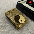 Zippo 207 - Bật lửa xăng Street Chrome trắng ánh kim chính hãng Mỹ