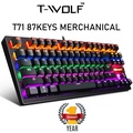 Wolf T17 Mechanical Keyboard - Suis Biru, RGB, Full-size