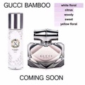 Gucci Bamboo - Tas Wanita Kulit dengan Gagang Bambu, Olive Tua/Putih