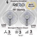 REZO U10 Kipas Dinding 18" - Industri Tarik Tali