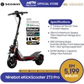 Segway ZT3 Pro E - eKickScooter Antracit 120kg Muatan Maksimum