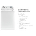 Whirlpool 3LWTW4800YQ Mesin Cuci Top Load 15kg