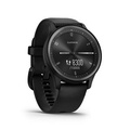 Garmin vívomove Sport 智慧手錶 40mm OLED螢幕 5ATM防水 象牙白/可可棕