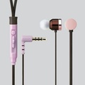 Elecom EHP-CSG3510P4-G Earphone Sweet Pink & Brown 9mm Dinamis