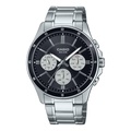 Casio MTP-1374D-1A3 Jam Tangan Pria Chronograph Stainless Steel