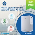 Pembersih Udara Daikin MC30YVM7 - Putih, 23m², HEPA Elektrostatis & Deodorizing Filter