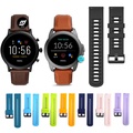 Fossil Garrett HR Gen 5 Smartwatch - 1.28" AMOLED Display, Stainless Steel Case, Silicone Strap (Black/Blue/Gold/Gunmetal Silver/Silver)