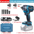 Kamolee 1200N.M Impact Wrench DTW500 - Torsi Tinggi 1/2 Inci Brushless