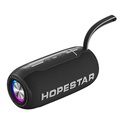 HOPESTAR H49 ลำโพงบลูทูธกันน้ำสีน้ำเงิน ไฟ RGB ลำโพงความเที่ยงตรงสูง 57mm x2
