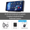 EKLEVA DVR-10 กล้องติดรถยนต์ 10 นิ้ว 1080P HD Dash Cam