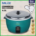 Milux MRC-5100 Periuk Nasi Elektrik 10L Warna Grey