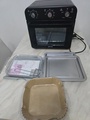 Gemini GAO18BK 2合1雙層玻璃氣炸焗爐 18升 黑色 1400W 旋鈕操控