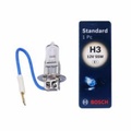 Bosch H3 Lampu Halogen 12V 55W - Kaca Kuarsa Berkualiti Tinggi, Warm White