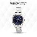 Seiko SUR353P1 Jam Tangan Wanita Quartz Biru Tua Sapphire Crystal 30mm Stainless Steel