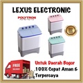 Polytron PWM-7366 Mesin Cuci 2 Tabung