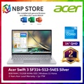 Acer Swift 3 SF314-512 Laptop 14" QHD, Intel Core i5, 16GB RAM, 512GB SSD, Pure Silver