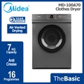 Midea MD100A70 Mesin Pengering Pakaian 7KG Putih Front Load