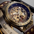 FNGEEN FN-043 Jam Tangan Pria Otomatis Mechanical Waterproof Kulit Kasual