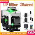 Keletool 16 Line Laser Level 4D Bangunan Waterpass Keramik Digital Meteran Laser 4 in 1 Multifungsi