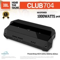 JBL CLUB 704 เครื่องขยายเสียงรถยนต์ 4 แชนแนล กำลังขับ 70 วัตต์/ช่อง สีเทา
