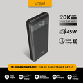 UNEED UPB152 Powerbank 20000mAh Dukung Laptop 45W QC 4.0 PD 3.0 PPS