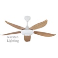 Elmark KL101 Kipas Siling 52" Pine White dengan Remote Control