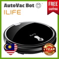 Pembersih Vakum Robot ilife A8 - Hitam, 31cm x 7.2cm, Kapasiti Debu 0.3L