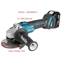 Máy mài góc dùng pin Makita DGA408RTJ1 18V, đường kính 100mm, 2 pin Li-ion 5Ah
