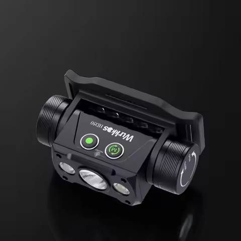 Lampu Kepala Wurkkos HD50 4000lm dengan Fitur Spotlight, Floodlight & Red Light