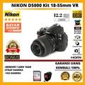 Kamera DSLR Nikon D5000 dengan Sensor APS-C 12.3MP dan Layar Vari-angle