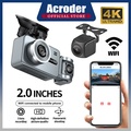 Acroder Q2 Dashcam Mobil 4K UHD 3 Lens WiFi Night Vision