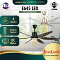 Kipas Siling Ecoluxe E645 66" 6 Blade Dark Wood / Rose White