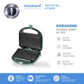 Dorahomi ML005 Sandwich Maker Alat Pemanggang Roti Tawar Listrik Low Watt - Hijau