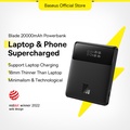 Baseus 100W Power Bank 20000mAh - Bank Kuasa Laptop