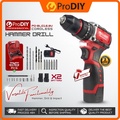 PRODIY 18V Cordless Impact Drill PD-BLD18V - Bor Impak Tanpa Kabel dengan Motor Brushless